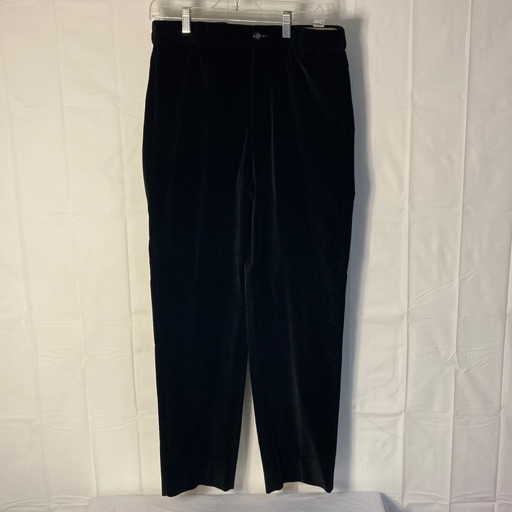 Giorgio Armani 30X29 black velvet pants